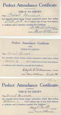 Attendance Certificate